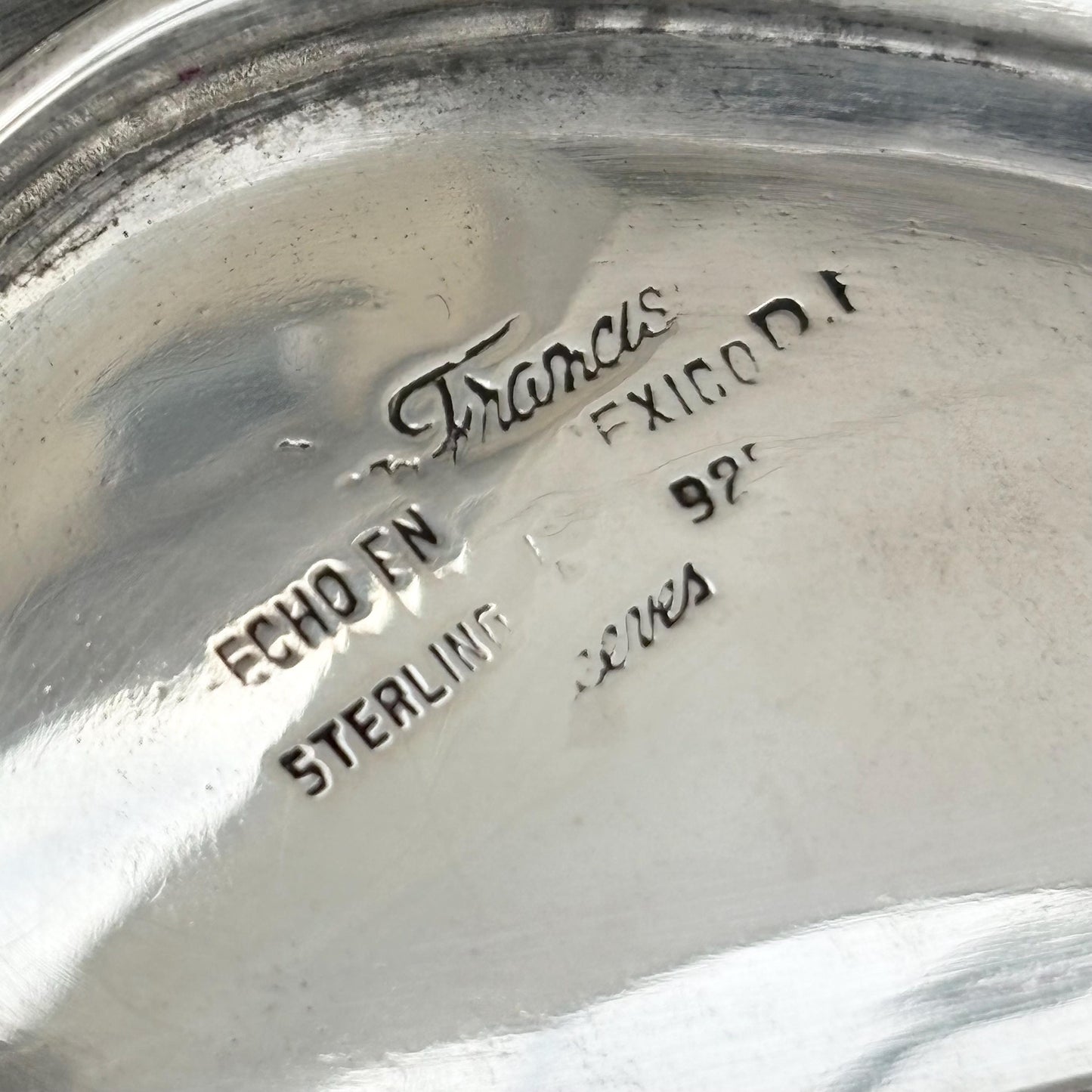 Vintage sterling silver ash tray