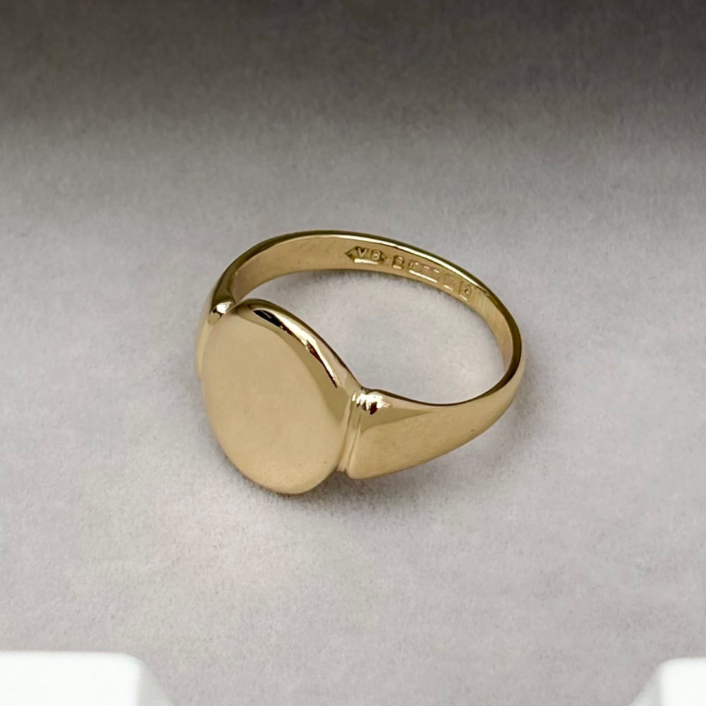 Special order - Vintage 1960s 9ct Yellow Gold Oval Signet Ring